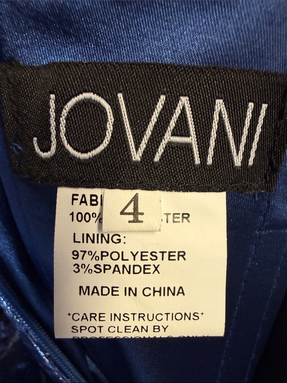 Jovani Strapless Metallic Couture Gown & Matching Shawl NWT One of a Kind Size 4 - Picture 9 of 16
